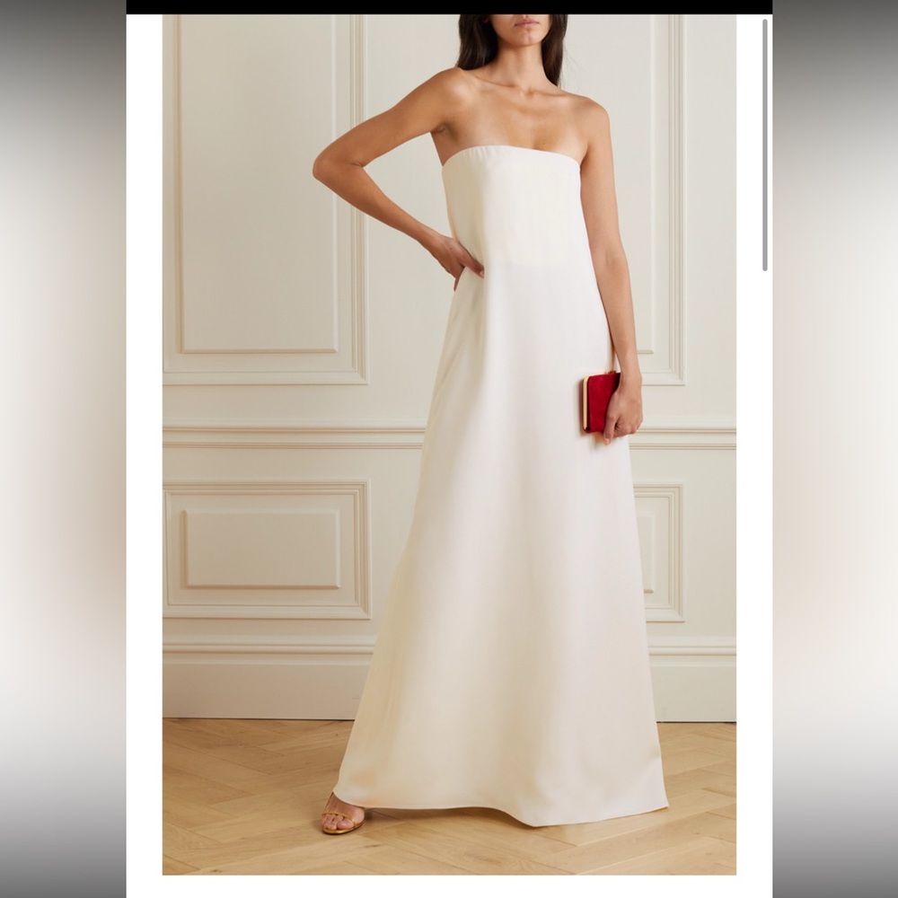 The Row Cream Maxi Pau Dress